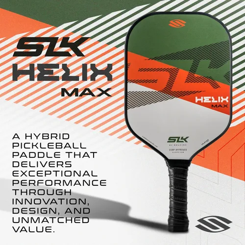 Miniatura 3 de Selkirk Sport SLK Helix Pro Paleta de Pickleball Paletas de Pickleball de Fibra de Carbono Termoformada con Cara Híbrida de Fibra de Carbono