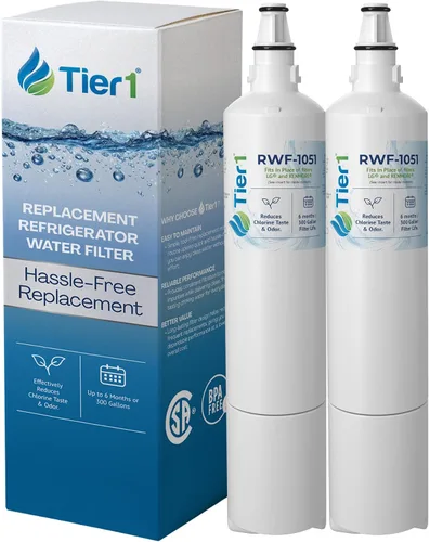 Miniatura 11 de Tier1 Filtro de agua para refrigerador RWF1051 5231JA2006A Reemplazo para LG LT600P y Kenmore 9990 Filtro de refrigerador dura hasta 6 meses