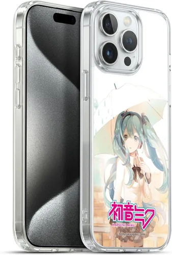 Miniatura 176 de Head Case Designs Licencia Oficial Hatsune Miku Gráficos Lindos Carcasa de Gel [Protección de Grado Militar] Compatible con Apple iPhone 7
