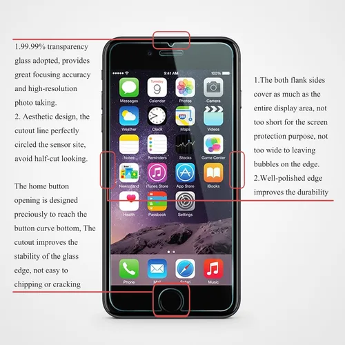 Miniatura 3 de Ailun Protector de pantalla compatible con iPhone 8 Plus, 7 Plus, 6s Plus, 6 Plus, 5.5 pulgadas, paquete de 3, compatible con fundas, vidrio templado