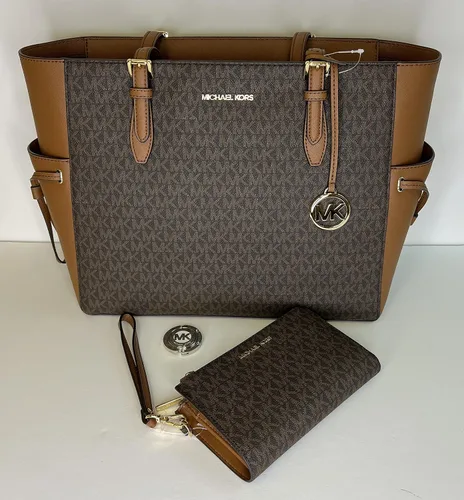 Miniatura 2 de Michael Kors MICHAEL Michel Kors Gilly - Bolsa de viaje con cordón grande con doble cierre para la muñeca