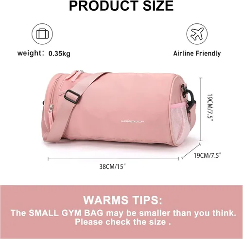 Miniatura 2 de Bolsa de gimnasio, A3-rosa (pequeño), S