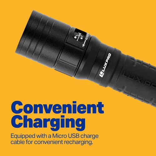 Miniatura 5 de LUXPRO XP980 Pro Series - Linterna LED Recargable de Utilidad - 760 Lúmenes - Linterna Brillante con Tiempo de Funcionamiento de 24,5 Horas y Mango