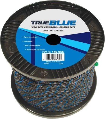 Stens 146-955 Cuerda de arranque de 200 pies #6 trenza sólida compatible con/repuesto para: Honda 08560-ZG921-11
