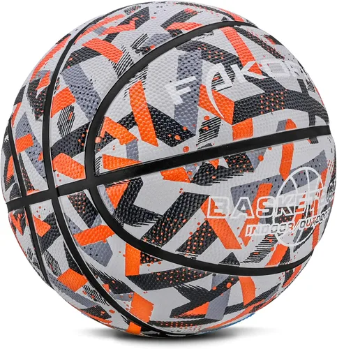 Miniatura 7 de Baloncesto para niños y niñas de 3/5 (22 pulgadas/27.5 pulgadas), baloncesto de goma de alta calidad para interiores y exteriores, para niños y azul