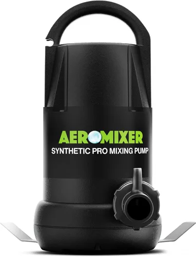 Miniatura 11 de Aeromixer High 3/4 HP Bomba sumergible mezcladora + aireación - Bomba de agua sumergible para mezcla de nutrientes y aireación, bombas de agua