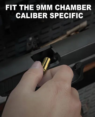Miniatura 5 de Feyachi Láser de avistamiento de calibre .223 0.219 in/0.354 in Red Dot Laser Boresighter para pistola pistola con interruptor de cola incluido Latón