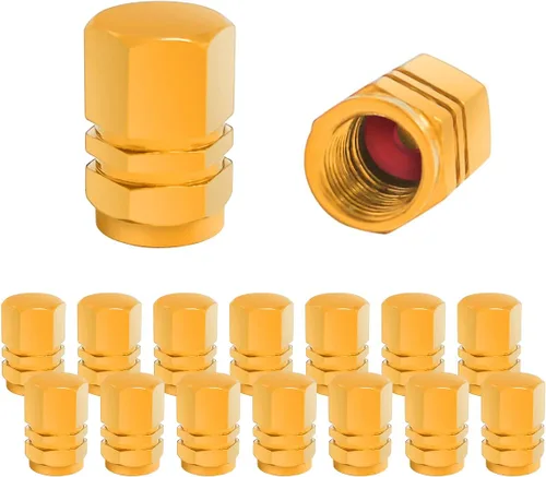 16 tapas de vástago de válvula de neumático de coche, tapas de válvula de neumático impermeables y herméticas para ruedas de coche, universales para