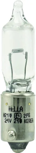 Miniatura 2 de HELLA Bombilla halógena miniatura H21W 24V de larga duración