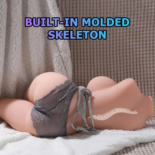 Miniatura 2 de Muñeca sexual de tamaño real de 17.8 libras con torso flexible, con textura realista de piel de cuerpo de tamaño completo, trasero suave, pechos