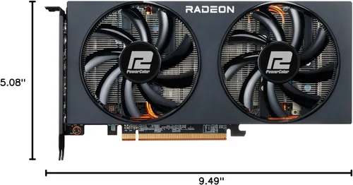 Miniatura 7 de PowerColor Fighter AMD Radeon RX 6700 XT - Tarjeta gráfica para juegos con memoria GDDR6 de 12 GB, alimentada por AMD RDNA 2, Raytracing, PCI
