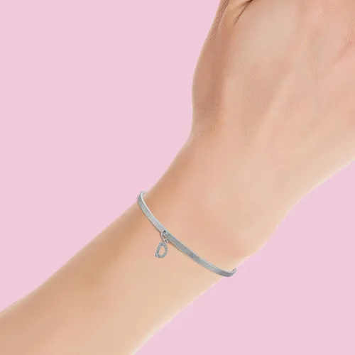 Miniatura 4 de Spinningdaisy - Brazalete con colgante de cristal con inicial