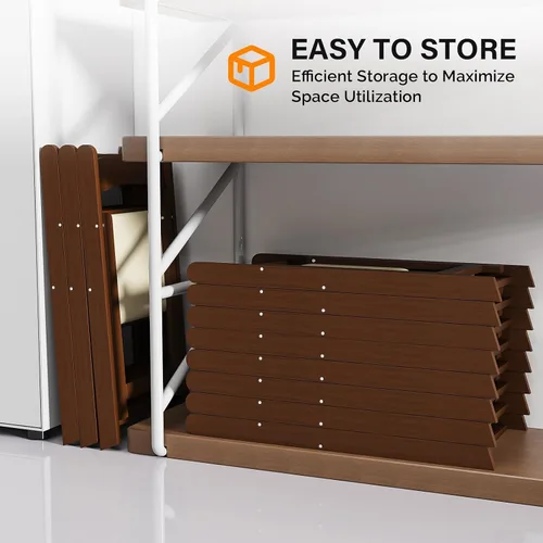 Miniatura 8 de VINGLI Sillas plegables de madera con cojín, cómodas, portátiles y duraderas, asientos plegables para eventos en interiores y exteriores, banquetes