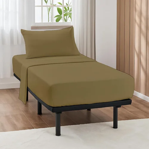 Miniatura 7 de ARlinen Juego de sábanas de 4 piezas para cuna de 25 x 75 pulgadas, colchón ajustable de algodón egipcio que se adapta a hasta 4 a 8 pulgadas