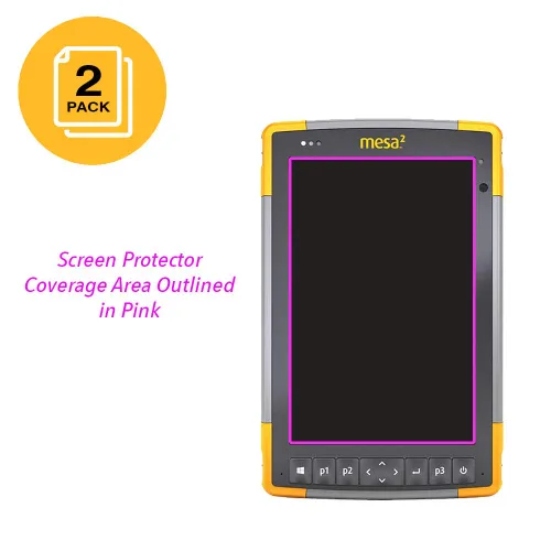 Miniatura 3 de JAVOedge Protector de pantalla para Juniper System MESA 2 (25633) - Protector de pantalla ultra transparente (2 unidades)
