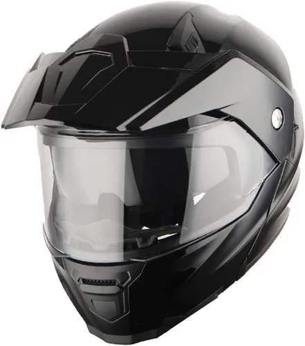 Miniatura 4 de 1Storm Nuevo Casco Modular de Cara Completa para Motocicleta con Doble Visera Abatible: HJK910 DSPORT