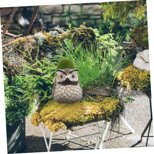 Miniatura 2 de Caja de almacenamiento para llaves de jardín, diseño de búho, para decoración de llaves de jardín, decoración moderna y creativa, para llaves