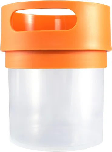 Miniatura 6 de Munchie Mug Taza de aperitivos a prueba de derrames para niños pequeños, tapa de tela suave, contenedor de aperitivos antiderrames, fabricado