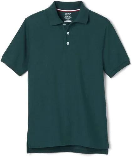 French Toast Camisa de uniforme tipo polo de piqué de manga corta para niños (estándar y fornido)