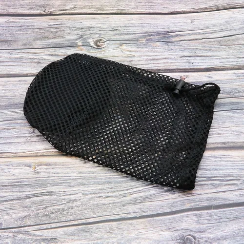 Miniatura 7 de SING F LTD Bolsa de almacenamiento para pelotas de golf, bolsa de malla de nailon para 48-56 pelotas - Cierre de cordón - Negro