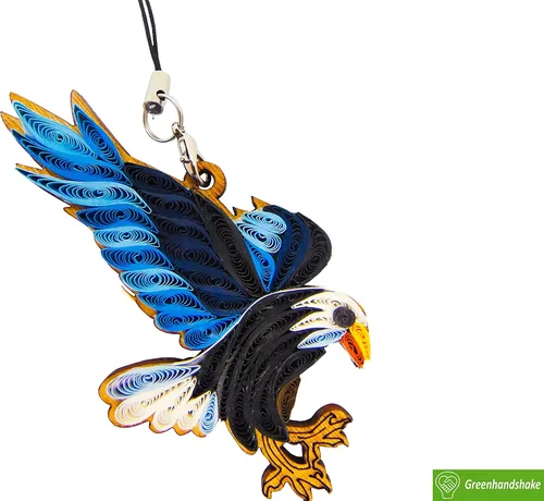Miniatura 4 de Colección Quilling Bird Lovers – Adornos de quilling hechos a mano para amantes de los animales, decoraciones para el hogar y días festivos, dijes