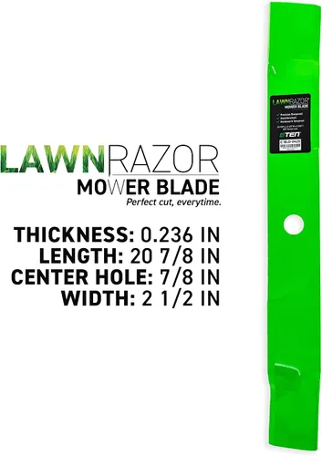 Miniatura 2 de 8TEN LawnRAZOR - Cuchilla para John Deere Z930M Z915B Z950M Z930R Z930A Z920M 60 pulgadas cubierta TCU18990 (triturado) paquete de 3