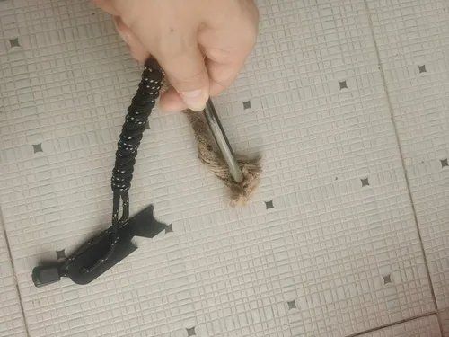 Miniatura 5 de Tinder Rope Natural Tinder Fire Starter Supervivencia Fácil de encender Ficha de fuego para mochileros, senderismo, camping, barbacoas, caza, peces