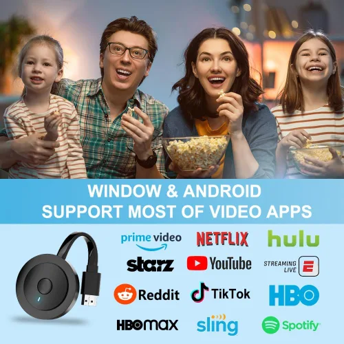 Miniatura 4 de Adaptador de pantalla HDMI inalámbrico 4K, receptor de reflejo de pantalla para i-Phone, i-Pad, Android, tableta, portátil, Windows a Gris