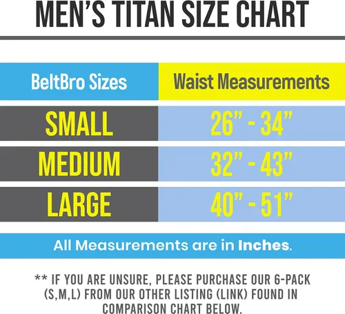 Miniatura 2 de BeltBro Titan - Cinturón elástico sin hebilla para hombre, se adapta a trabillas de cinturón de 1.5 pulgadas, cómodo y fácil de usar