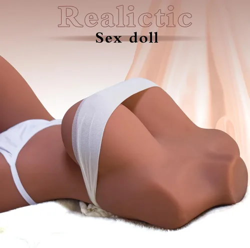 Miniatura 2 de Torso de muñeca sexual de tamaño real de 17.8 libras para hombres, textura realista de piel de cuerpo completo, pechos y glúteos grandes suaves