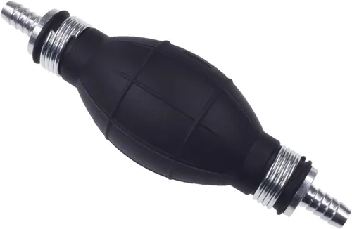 Miniatura 6 de 0.315 in 5/16 "Bombilla de cebador negro de goma bomba de combustible manguera de mano imprimación gasolina gasolina diesel bomba para barcos