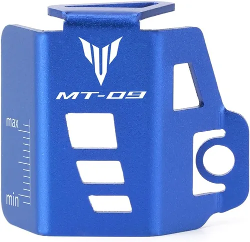 Miniatura 8 de Cubierta protectora de la tapa de aceite de la bomba del depósito del líquido de freno trasero de la motocicleta compatible con YAMAHA MT-09 Negro