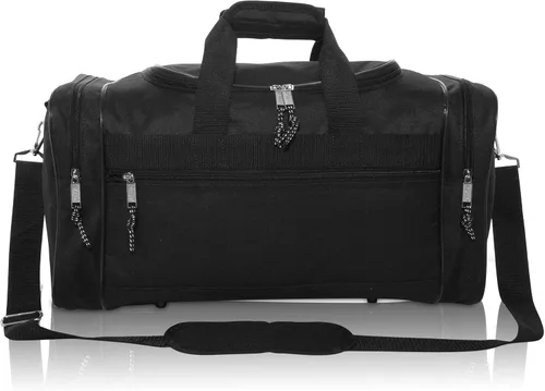 Miniatura 2 de Bolsa de lona, de DALIX, para el gimnasio, para viajar, 17 pulgadas