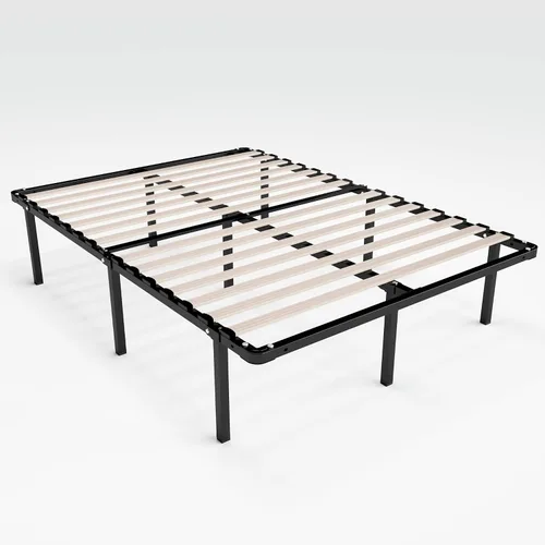 Miniatura 18 de Base inteligente MyEuro de Sleep Master. Soporte de colchón de tablillas de madera, Acero, Negro
