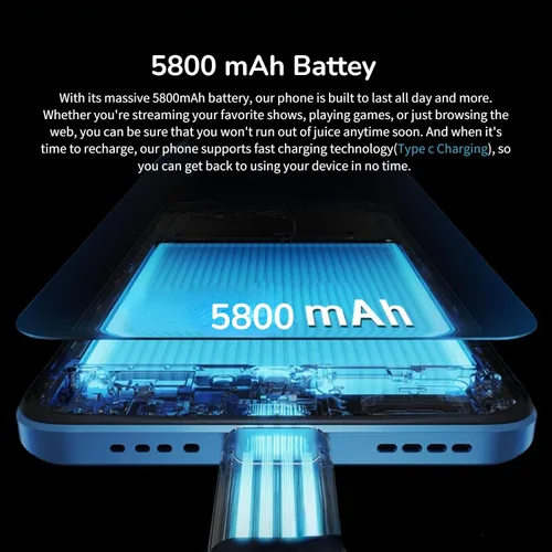 Miniatura 8 de Yoidesu Teléfono celular desbloqueado 3G, 6.52 pulgadas, 64 GB, ROM, 4 GB, Dual SIM desbloqueado de fábrica, teléfono inteligente Android 12