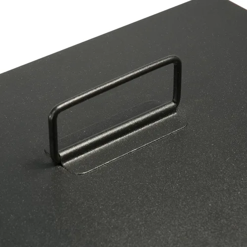 Miniatura 5 de BARSKA Caja de efectivo de 12 pulgadas y bandeja de 6 compartimentos con cerradura de llave, color negro