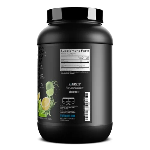 Miniatura 8 de EFX Sports Karbolyn Energy Polvo de carbohidratos de rendimiento + cafeína Carga de carbohidratos y energiza 250 mg de cafeína Sin azúcar