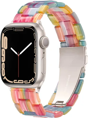 Miniatura 25 de Bandas para Apple Watch Light House - Correas de resina ligera de moda para iWatch para mujeres y hombres 38mm/40mm/41mm/42mm (Series 11 10)