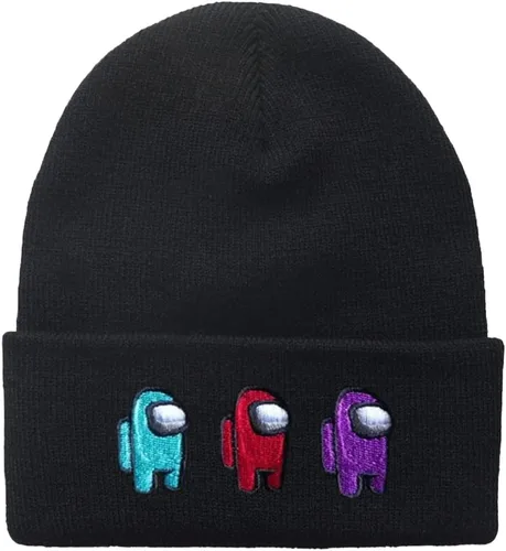 Awyjcas Videojuegos Impostor Moda Tendencia Clásico Invierno Cálido Gorro de Punto Gorro para Niños Adultos Adolescentes Cap