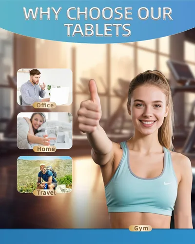 Miniatura 5 de Tabletas de agua de hidrógeno de 8 PPM para agua potable, tabletas de hidrógeno molecular H2 magnesio apoya el envejecimiento saludable, energía