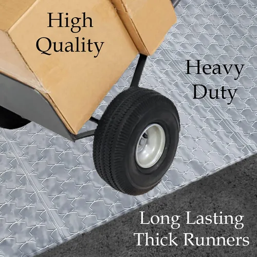 Miniatura 5 de Home Must Haves Protector de piso acanalado de PVC de lujo de plástico transparente para alfombra (27 pulgadas de ancho)