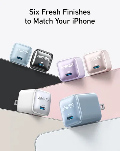 Miniatura 4 de Anker Bloque de cargador USB C, 20 W PIQ 3.0 de carga rápida compacta para iPhone 17/16/15 y más series, Galaxy, Pixel 4/3, iPad (cable no incluido)