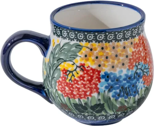 Miniatura 15 de ALMA Taza de café cerámica actualizada 2025 de otoño 380ml/12oz, taza con flores, taza de té única hecha a mano para festival, apta para microondas