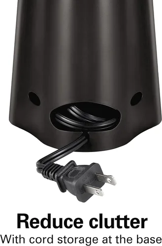 Miniatura 6 de Hamilton Beach Abrelatas eléctrico extraalto automático con palanca de corte desmontable fácil de limpiar, almacenamiento para cable, afilador