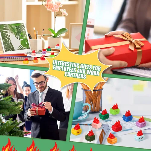 Miniatura 3 de Simgoing 50 piezas de mini figuras de resina a granel en forma de basura de resina en miniatura, mini basurero, accesorios de escritorio, divertidos