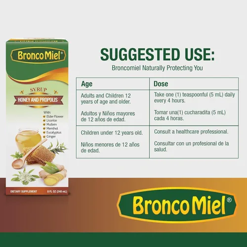 Miniatura 7 de Propóleo de miel y jarabe de flor de saúco para adultos, 8 onzas líquidas, fórmula diaria de apoyo inmunológico con Sambucus saúco, regaliz