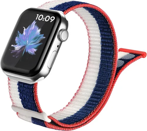 Miniatura 6 de Paquete de 15 correas deportivas de nailon compatibles con Apple Watch Band de 1.614 in 1.575 in 1.496 in 1.929 in 1.772 in 1.732 in 1.654 in
