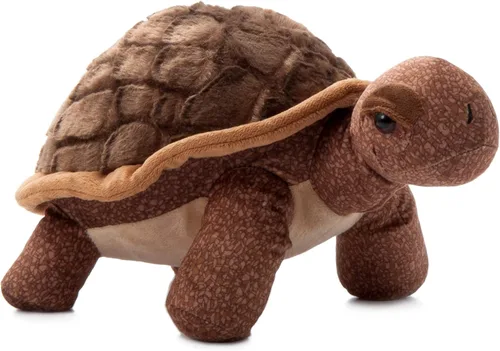 Miniatura 4 de The Petting Zoo Peluche de tortuga, regalos para niños, animales salvajes del zoológico Onez, juguete de peluche de tortuga de 14 pulgadas