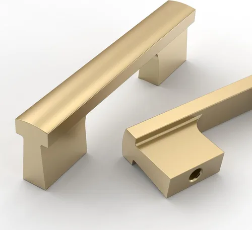 Miniatura 25 de Asidrama - Paquete de 10 tiradores de gabinete de 3 pulgadas (76mm) de níquel satinado cepillado, tiradores de gabinete de níquel satinado, herrajes
