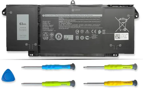Miniatura 12 de ASODI Batería WY9DX de 42 Wh para portátil de 3 celdas compatible con Dell Latitude 5420 5520 Precision 15 3560 Dell P137G P137G001 P104F P104F001